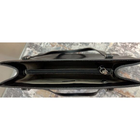 Vintage Kate Spade black patent leather shoulder/tote bag - Picture 6 of 13